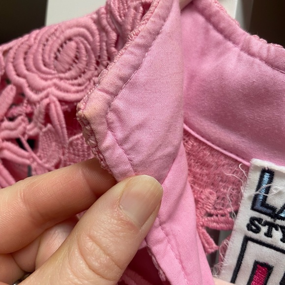 La Vie Style House 3D Pink Dress - Picture 3 of 7